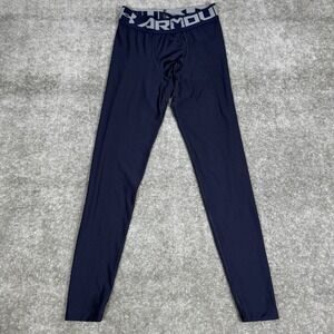 NWT Under Armour Compression Pants Men's Small‎ Navy Blue 26" Inseam